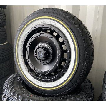 ライズ ロッキー タイヤホイールセット 16インチ SwaGGer スワッガー オーレンカウンター 215/65R16 ホワイトリボンの画像