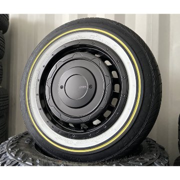 ライズ ロッキー タイヤホイールセット 16インチ SwaGGer スワッガー オーレンカウンター 215/65R16 ホワイトリボンの画像