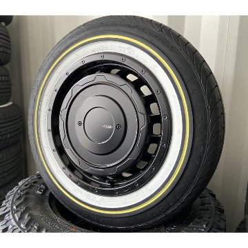 ライズ ロッキー タイヤホイールセット 16インチ SwaGGer スワッガー オーレンカウンター 215/65R16 ホワイトリボンの画像