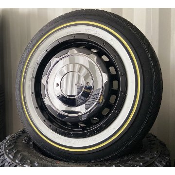 ライズ ロッキー タイヤホイールセット 16インチ SwaGGer スワッガー オーレンカウンター 215/65R16 ホワイトリボンの画像