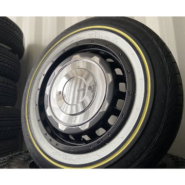 ライズ ロッキー タイヤホイールセット 16インチ SwaGGer スワッガー オーレンカウンター 215/65R16 ホワイトリボンの画像