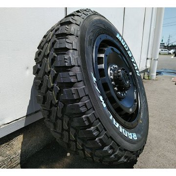 ライズ　ロッキー タイヤホイールセット 16インチ SwaGGer スワッガー MUDSTAR Radial MT 215/65R16 ホワイトレターの画像