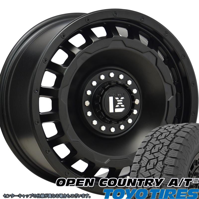 プラド ハイラックス FJ サーフ パジェロ 17インチ LEXXEL SwaGGer スワッガー TOYO OPENCOUNTRY AT3 285/70R17 265/70R17 265/65の画像