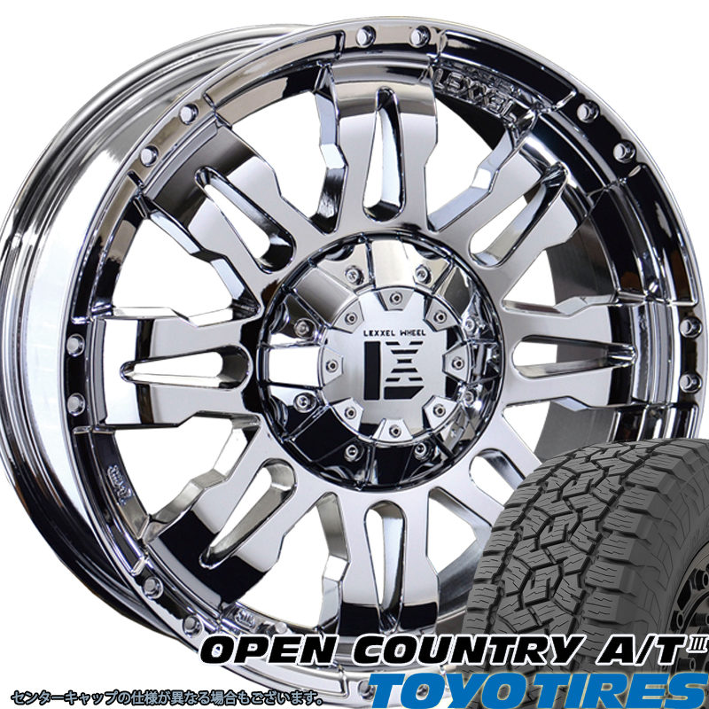 プラド ハイラックス FJ サーフ パジェロ 17インチ LEXXEL Balano バレーノ TOYO OPENCOUNTRY AT3 285/70R17 265/70R17 265/65の画像