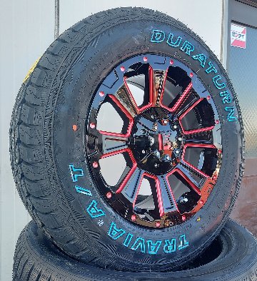 デリカD5 クロスロード アウトランダー 16インチ DeathRock DURATURN AT 215/70R16の画像