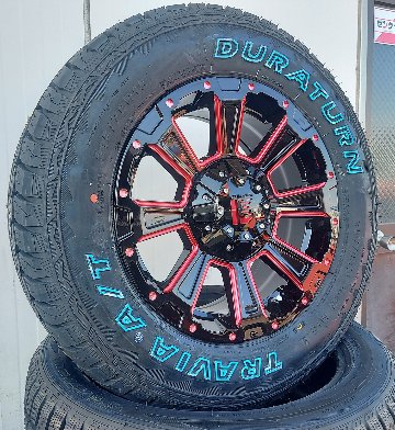 デリカD5 クロスロード アウトランダー 16インチ DeathRock DURATURN AT 215/70R16の画像