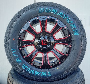 デリカD5 クロスロード アウトランダー 16インチ DeathRock DURATURN AT 215/70R16の画像