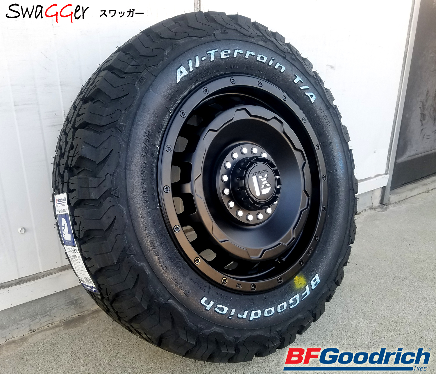 ヤリスクロス CX3 フォレスター SG/SH XV タイヤホイールセット 16インチ SwaGGer  BF Goodrich ALLTERRAIN KO2 215/70R16 225/70R16の画像