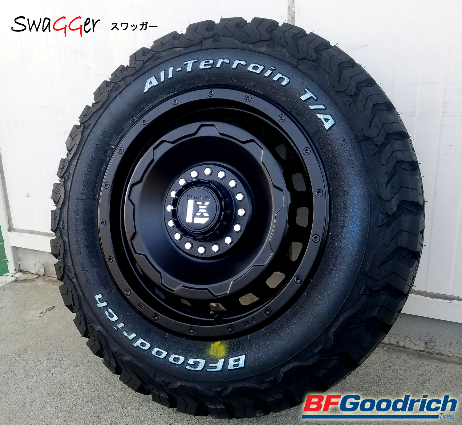 ヤリスクロス CX3 フォレスター SG/SH XV タイヤホイールセット 16インチ SwaGGer  BF Goodrich ALLTERRAIN KO2 215/70R16 225/70R16の画像