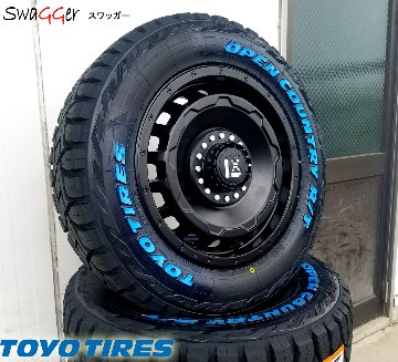 XV ヤリスクロス フォレスター SG/SH CX3 タイヤホイールセット 16インチ SwaGGer TOYO OPENCONTRY R/T 215/65R16 225/70R16 ホワイトレターの画像