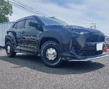 ヴェゼル プリウスα タイヤホイールセット 16インチ SwaGGer TOYO OPENCONTRY AT EX 205/65R16 215/70R16 ホワイトレターの画像