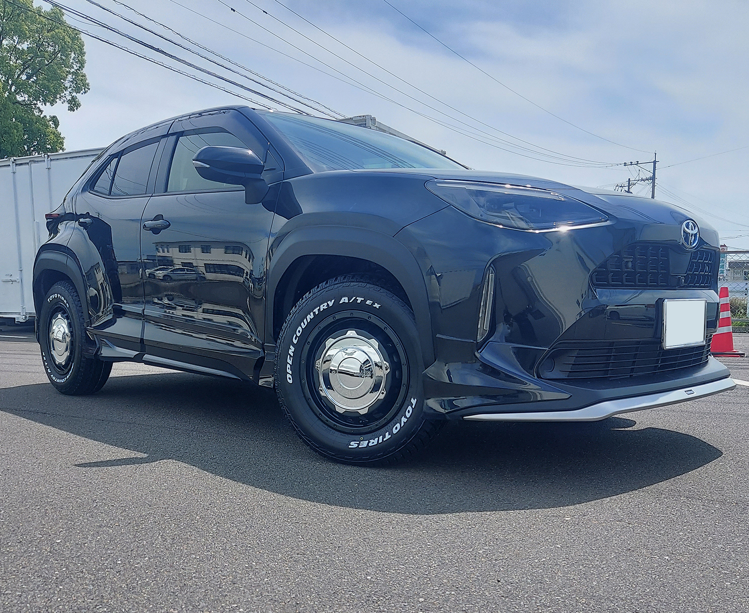 XV フォレスター CX3 タイヤホイールセット 16インチ SwaGGer TOYO OPENCONTRY AT EX 205/65R16 215/70R16 ホワイトレターの画像