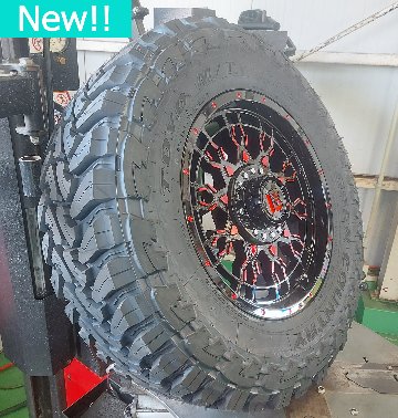 プラド ハイラックス FJ H3 タイヤホイールセット 17インチ PreDator TOYO OPENCOUNTYR MT 265/65RR17 265/70R17 の画像