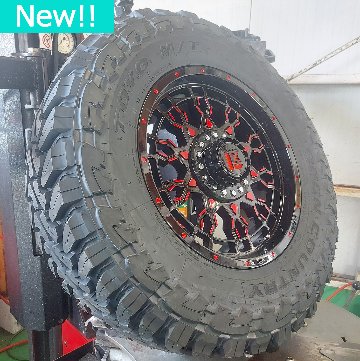 プラド ハイラックス FJ H3 タイヤホイールセット 17インチ PreDator TOYO OPENCOUNTYR MT 265/65RR17 265/70R17 の画像