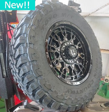 プラド ハイラックス FJ H3 タイヤホイールセット 17インチ PreDator TOYO OPENCOUNTYR MT 265/65RR17 265/70R17 の画像