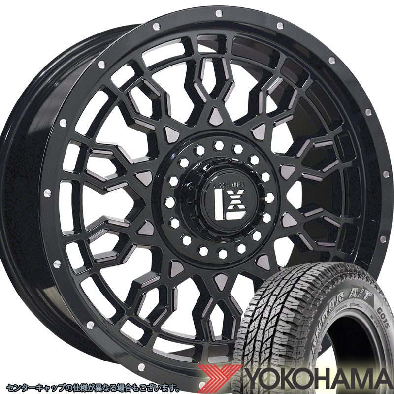 エスカレード タホ サバーバン 18インチ LEXXEL PreDator プレデター ヨコハマ ジオランダー AT 265/65R18 285/60R17 285/65R18 255/70R18の画像