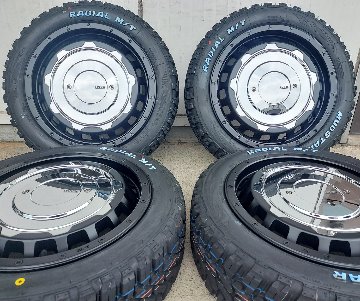 ステップワゴン VOXY プリウス セレナ LEXXEL SwaGGer MUDSTAR MT 205/60R16 タイヤホイール 16インチ ホワイトレターの画像