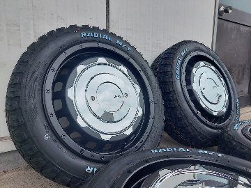 ステップワゴン VOXY プリウス セレナ LEXXEL SwaGGer MUDSTAR MT 205/60R16 タイヤホイール 16インチ ホワイトレターの画像