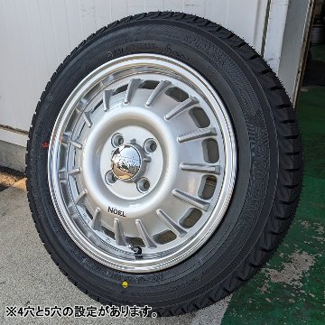 ハイゼット アトレー キャリー 軽バン スタッドレスタイヤ 14インチ バウンティ Noel ノエル YOKOHAMA アイスガード IG52 155/65R14 ホイールの画像