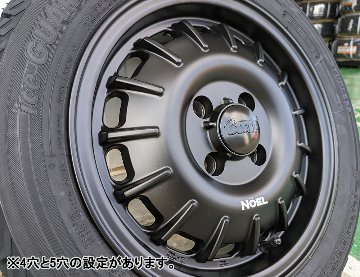 ムーヴ ライフ ラパン N-BOX 軽トラ 軽自動車  スタッドレスタイヤ 14インチ バウンティ Noel ノエル YOKOHAMA アイスガード IG52 155/65R14 ホイールの画像