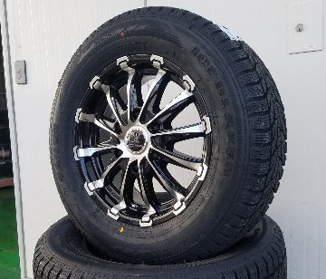 車検対応 200系ハイエース レジアスエース スタッドレスタイヤホイールセット 17インチ SAILUN COMMERCIO ICE 215/60R17 LTの画像