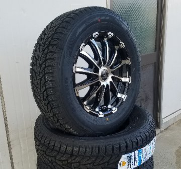 車検対応 200系ハイエース レジアスエース スタッドレスタイヤホイールセット 17インチ SAILUN COMMERCIO ICE 215/60R17 LTの画像