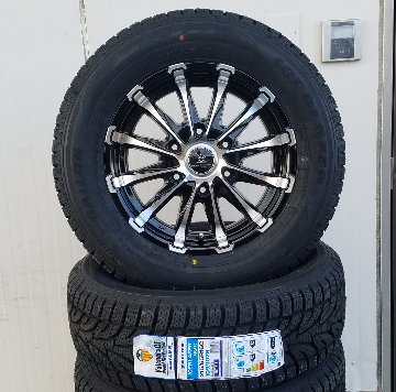 車検対応 200系ハイエース レジアスエース スタッドレスタイヤホイールセット 17インチ SAILUN COMMERCIO ICE 215/60R17 LTの画像