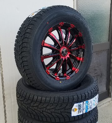 車検対応 200系ハイエース レジアスエース スタッドレスタイヤホイールセット 17インチ SAILUN COMMERCIO ICE 215/60R17 LTの画像