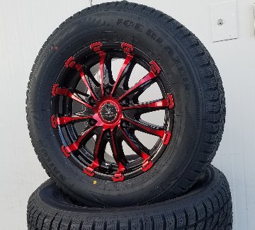 車検対応 200系ハイエース レジアスエース スタッドレスタイヤホイールセット 17インチ SAILUN COMMERCIO ICE 215/60R17 LTの画像