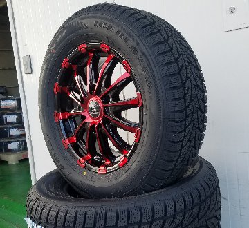 車検対応 200系ハイエース レジアスエース スタッドレスタイヤホイールセット 17インチ SAILUN COMMERCIO ICE 215/60R17 LTの画像