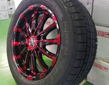 車検対応 200系ハイエース レジアスエース スタッドレスタイヤホイールセット 17インチ ナンカン SNC-1 215/60R17 LTの画像