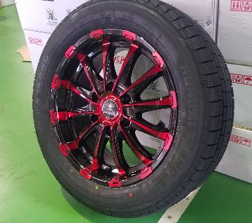 車検対応 200系ハイエース レジアスエース スタッドレスタイヤホイールセット 17インチ ナンカン SNC-1 215/60R17 LTの画像