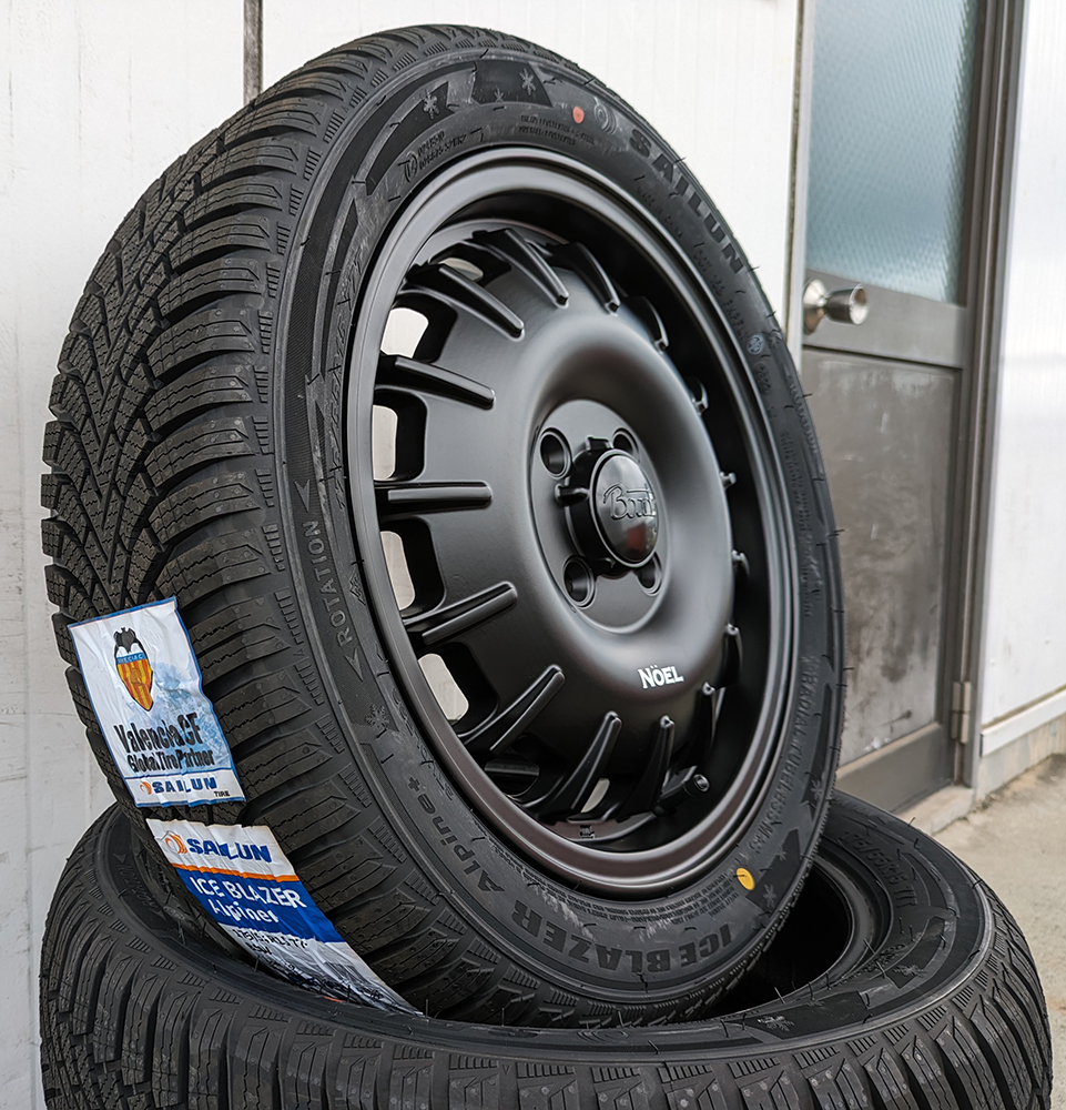 ダイハツ タフト ソリオ スタッドレスタイヤホイールセット 15インチ SAILUN WSL2 165/65R15の画像