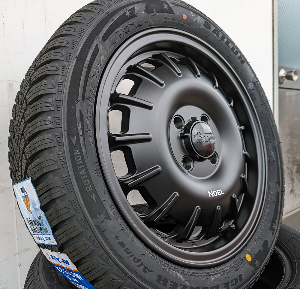 ダイハツ タフト ソリオ スタッドレスタイヤホイールセット 15インチ SAILUN WSL2 165/65R15