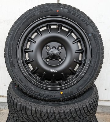 ダイハツ タフト ソリオ スタッドレスタイヤホイールセット 15インチ SAILUN WSL2 165/65R15の画像