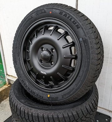 ダイハツ タフト ソリオ スタッドレスタイヤホイールセット 15インチ SAILUN WSL2 165/65R15の画像