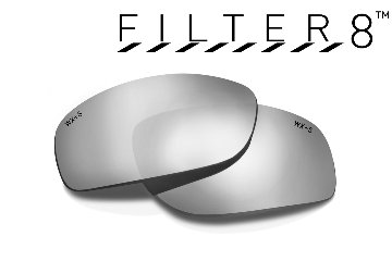 AIRRAGE FILTER8 Silver Flash (Smoke Grey) Lenses画像