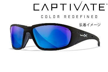 WX BOSS CAPTIVATE Blue Mirror (Smoke Grey) Lensesの画像