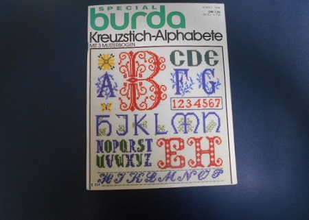 Special Burda ドイツのクロスステッチ アルファベット 図案集 kreuzstich Alphabete ｜クロスステッチイジー通販