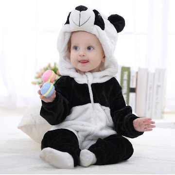 ⑰赤ちゃん用パンダの着ぐるみ3～6ヶ月位 クーポン有画像