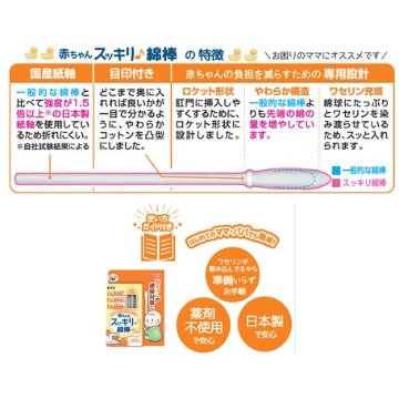 赤ちゃんスッキリ綿棒の画像
