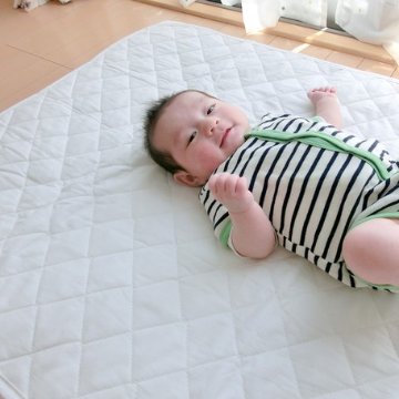 やわらかキルトパッド＆撥水シーツセットの画像