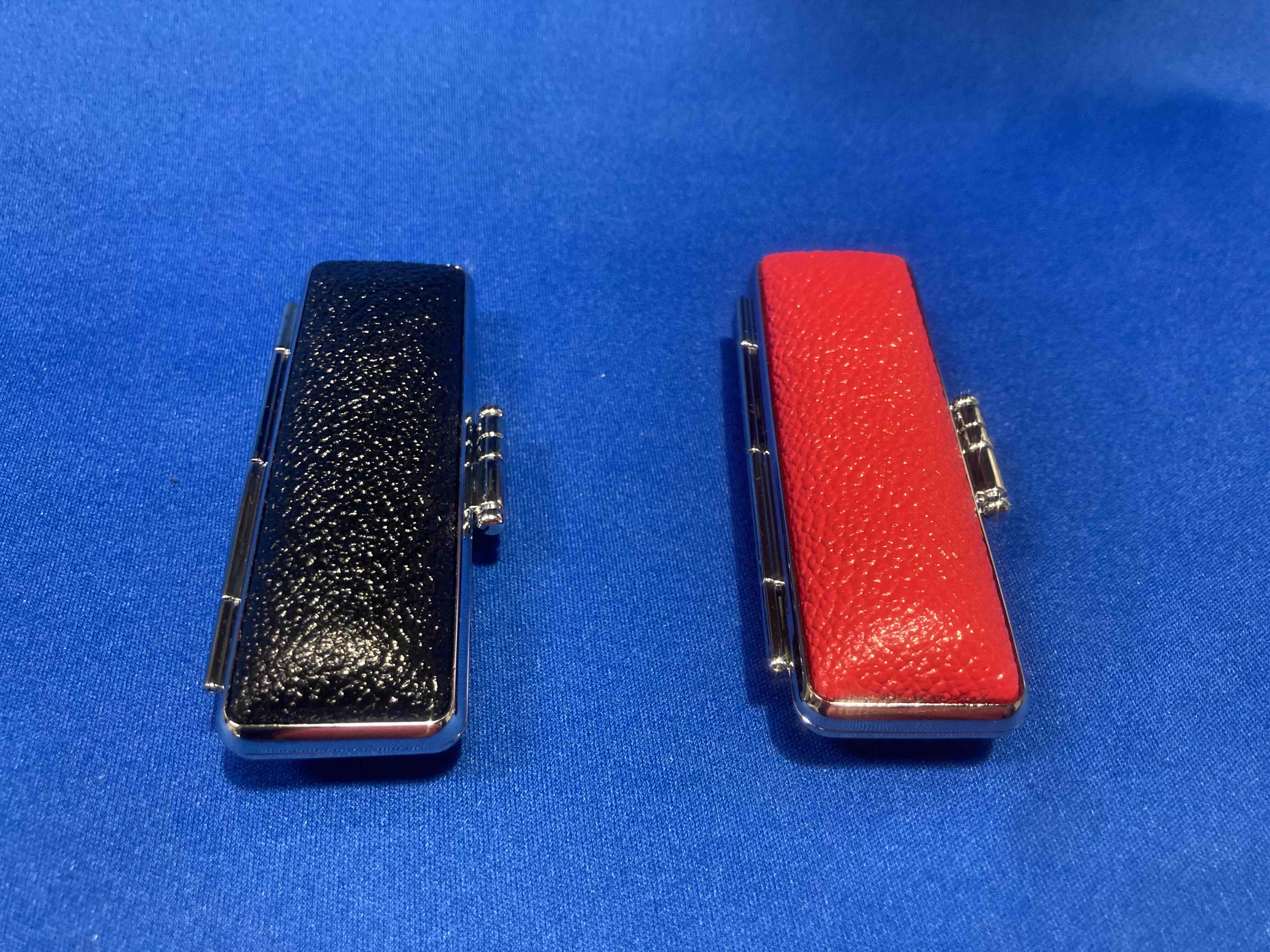 象牙 印章 13.5mm　個人用 実印 及び 銀行印 ケース付き 象牙印章 象牙はんこ 象牙実印 象牙銀行印の画像