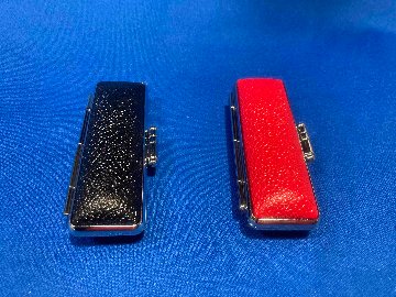 象牙 印章 13.5mm　個人用 実印 及び 銀行印 ケース付き 象牙印章 象牙はんこ 象牙実印 象牙銀行印の画像